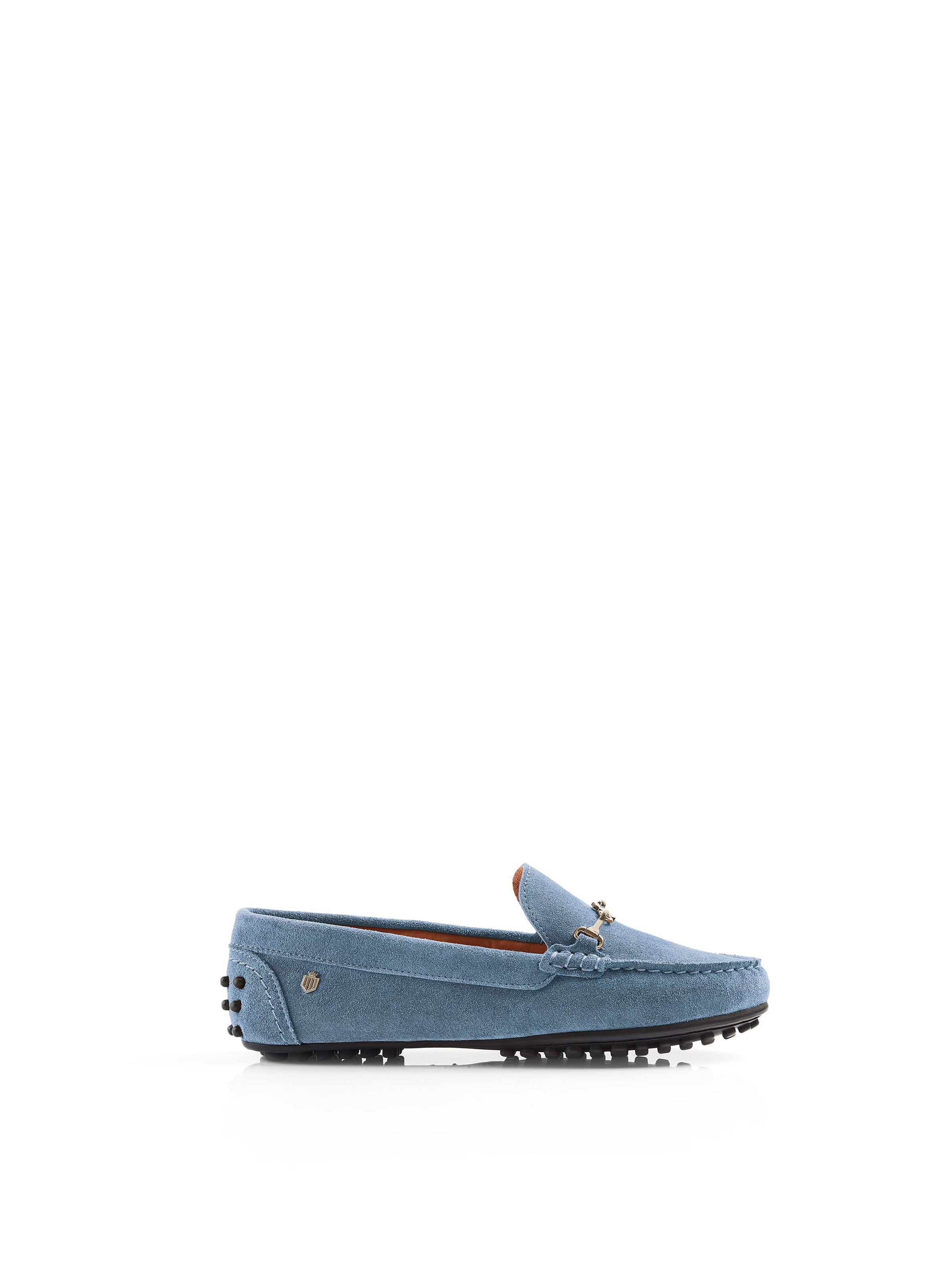 Refurbished Trinity Women's Driving Shoe Cornflower Blue Refavored