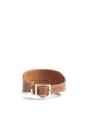 Refurbished Fig Whippet Dog Collar - Tan