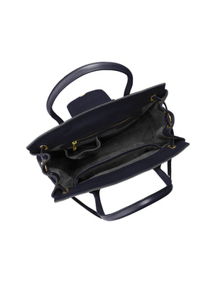 Refurbished Windsor Handbag - Grey & Navy