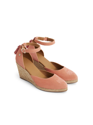 Refurbished Monaco Wedge - Melon Suede