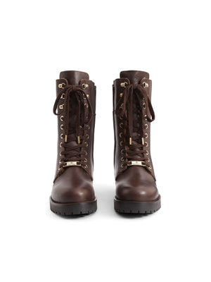 Refurbished Shearling Lined Anglesey - Mahogany Leather