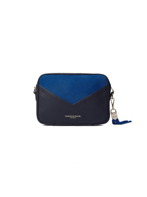 Refurbished Finsbury - Porto Blue Leather & Navy Suede (Stockist Exclusive)