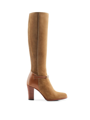Refurbished Heeled Octavia (Narrow Fit) - Tan Suede