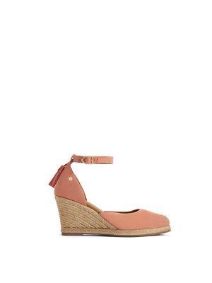 Refurbished Monaco Wedge - Melon Suede