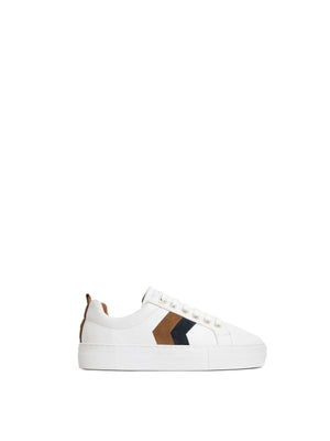Refurbished Alexandra Platform - White - Tan & Navy