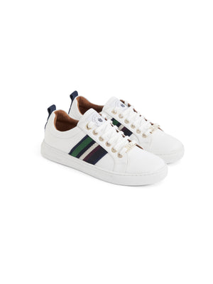 Refurbished Boston Trainer - White Leather