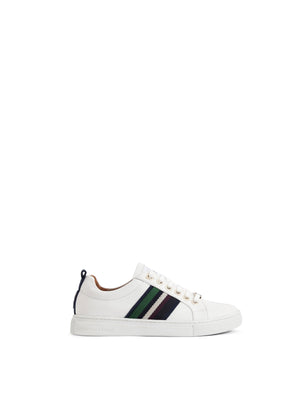 Refurbished Boston Trainer - White Leather