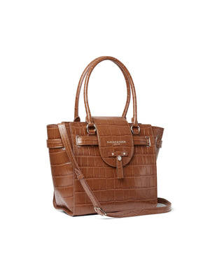 Refurbished Windsor Tote - Tan Croc