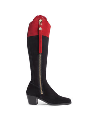Refurbished Heeled Regina (Sporting Fit) - British Equestrian Red & Navy