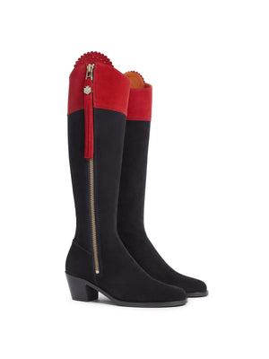 Refurbished Heeled Regina (Regular Fit) - British Equestrian Red & Navy