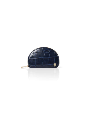 Refurbished Chiltern Coin Purse - Navy Croc