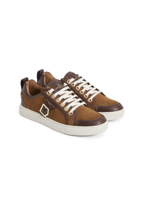 Refurbished Brooke Trainer - Tan Suede