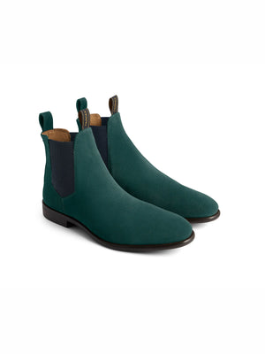 Refurbished Chelsea - Pine Green Suede