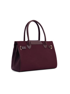 Refurbished Windsor Handbag - Plum