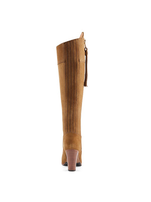 The High Heeled Regina (Sporting Fit) - Tan Suede