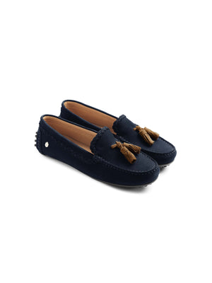 The Holt Driver - Navy & Tan