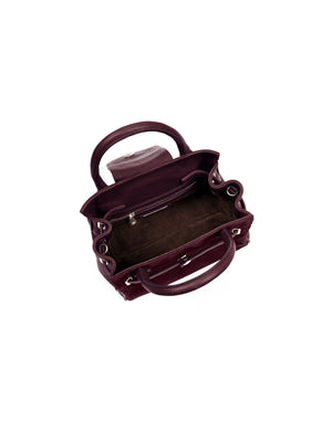 The Mini Windsor Handbag - Plum
