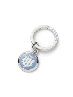 The Metal Key Ring - Cornflower Blue