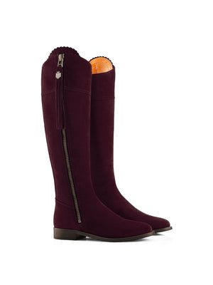 The Regina (Sporting Fit) - Plum Suede