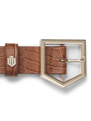 The Sennowe Belt - Tan Croc