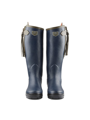 L'Alliance Neoprene Lined Wellington Boot (Navy) Sporting Fit