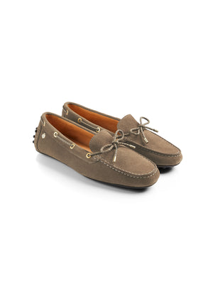 The Henley - Taupe Suede