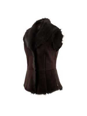 The Elizabeth Gilet - Chocolate