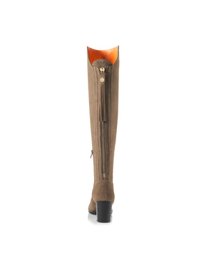 The Heeled Amira - Taupe