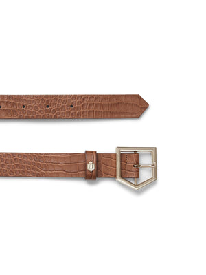 The Sennowe Belt - Tan Croc