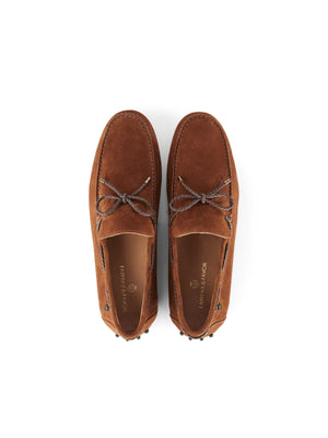 The Aston Driving Shoe - Cognac