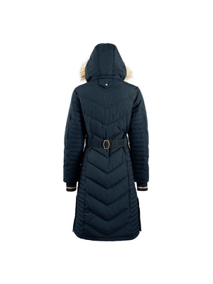 The Charlotte Longline Coat - Navy