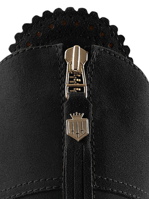 The High Heeled Regina (Sporting Fit) - Black Suede