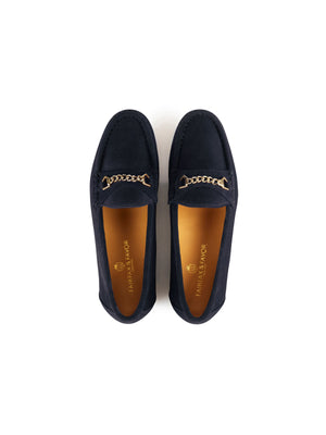 The Apsley - Navy Blue Suede