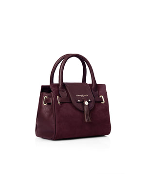 The Mini Windsor Handbag - Plum