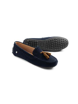 The Holt Driver - Navy & Tan