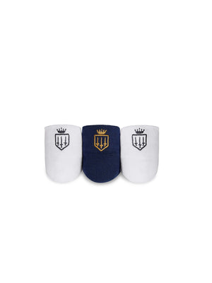 The Signature Ladies Trainer Socks - Navy & White