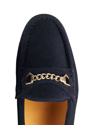 The Apsley - Navy Blue Suede