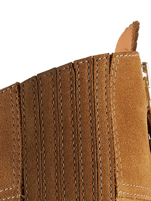 The High Heeled Regina (Tan) Sporting Fit - Suede Boot