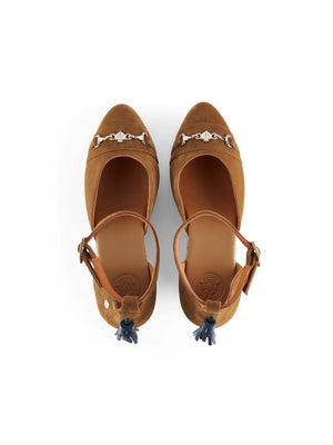 The Florence Wedge - Tan