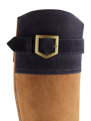 The Olympia - Tan &amp; Navy