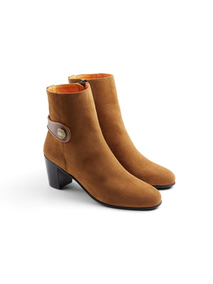 The Upton Ankle Boot - Tan Suede