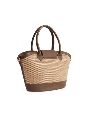 The Windsor Basket Bag - Tan