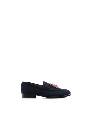 The Bedingfeld II - Navy &amp; Pink Suede