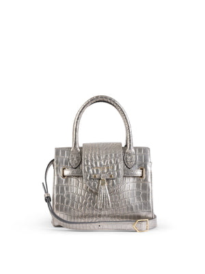 The Mini Windsor Handbag - Champagne Croc