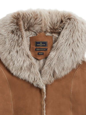 The Reversible Elizabeth Gilet - Mushroom