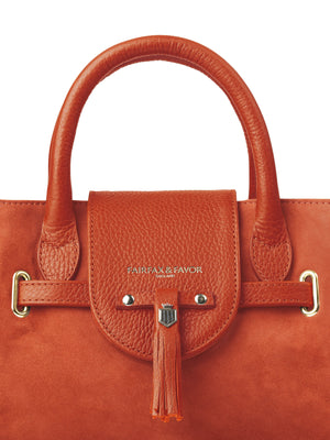 The Mini Windsor Handbag - Sunset Orange