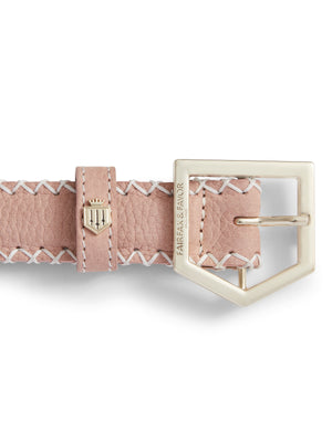 The Portofino Belt - Blush Nubuck
