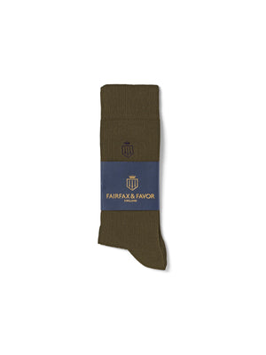 The Signature Men&#039;s Sock - Olive