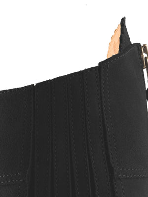 The Regina (Sporting Fit) - Black Suede