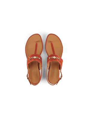 The Thornham Sandal - Sunset Orange